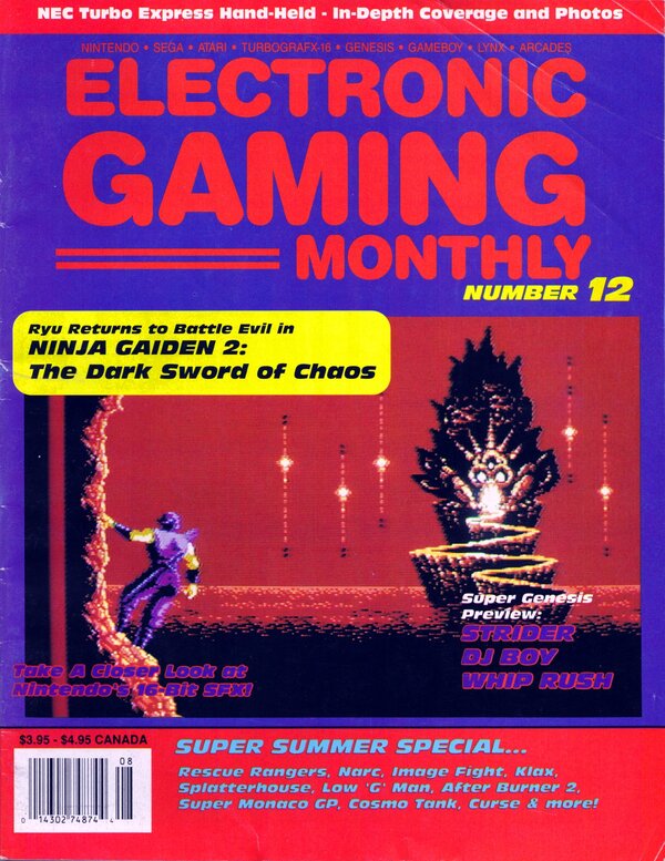 Electronic Gaming Monthly Issue 12 (July 1990) cover